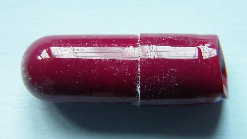 Tri automatique des gélules déformées sur le diamètre