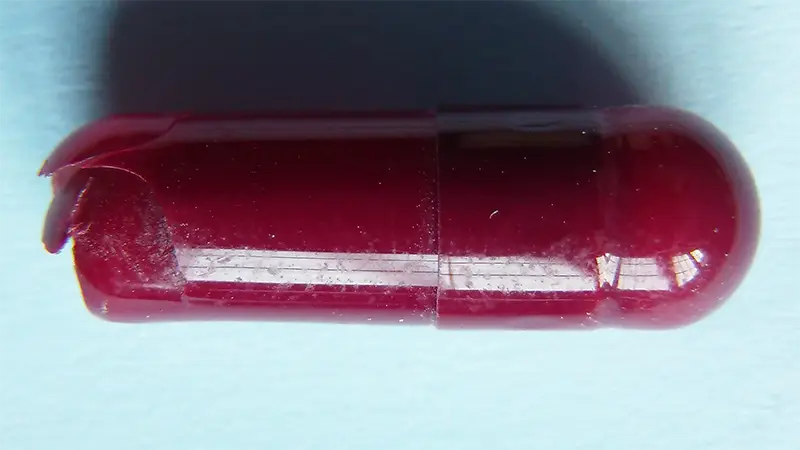 Tri automatique des gélules déformées sur le diamètre