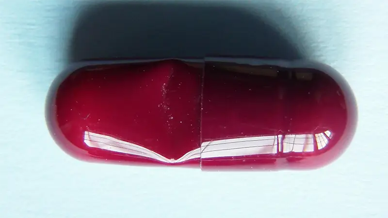 Tri automatique des gélules déformées sur le diamètre