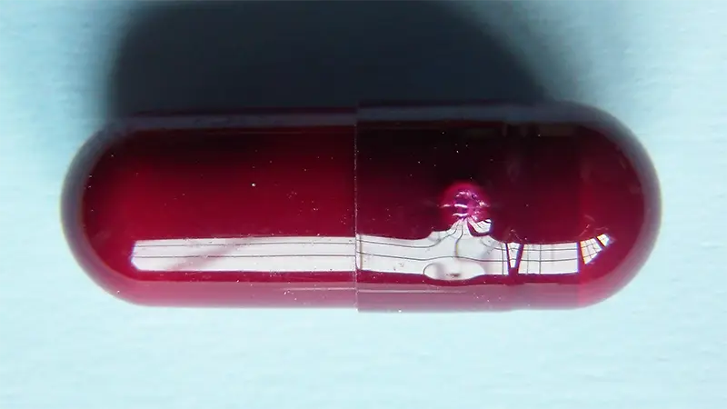 Tri automatique des gélules déformées sur le diamètre